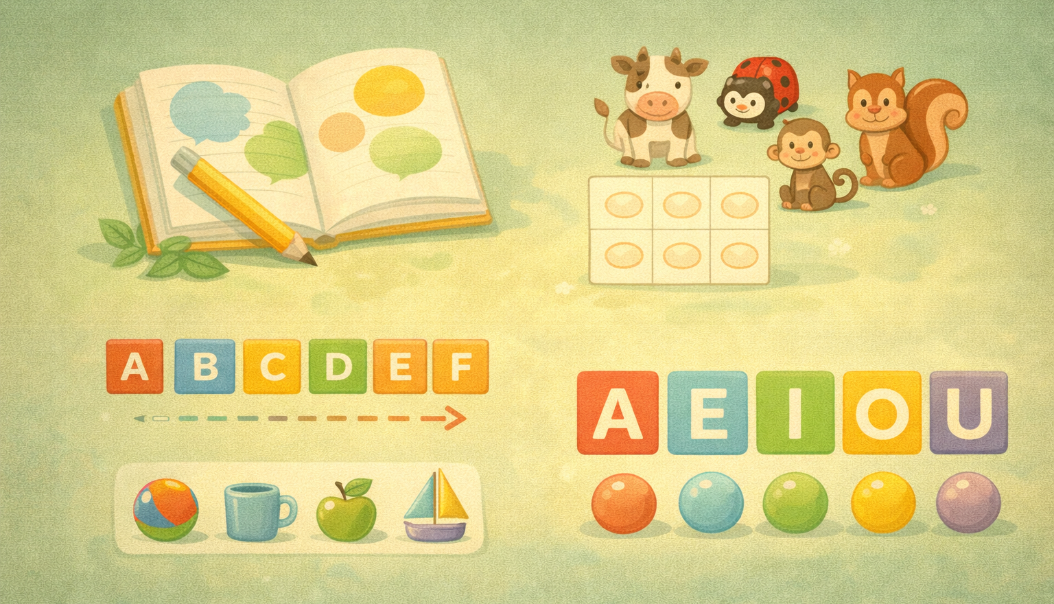 Deutsch Klasse 2 - ABC und Selbstlaute