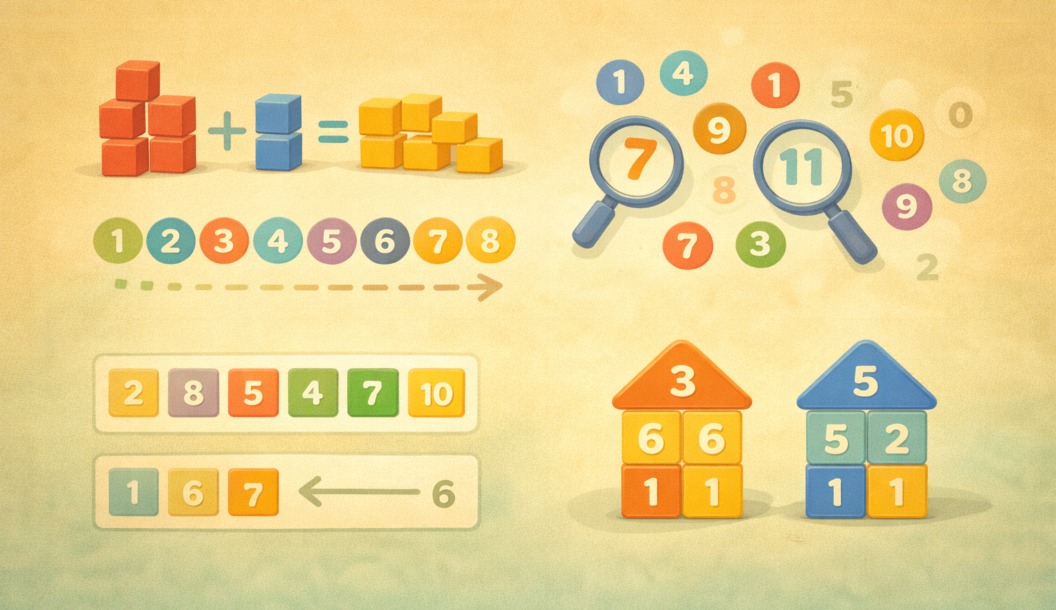 Mathe Einstieg - Zahlen und Addition