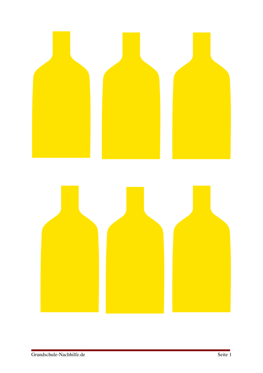 Arbeitsblatt Nachhilfe Liter und Milliliter